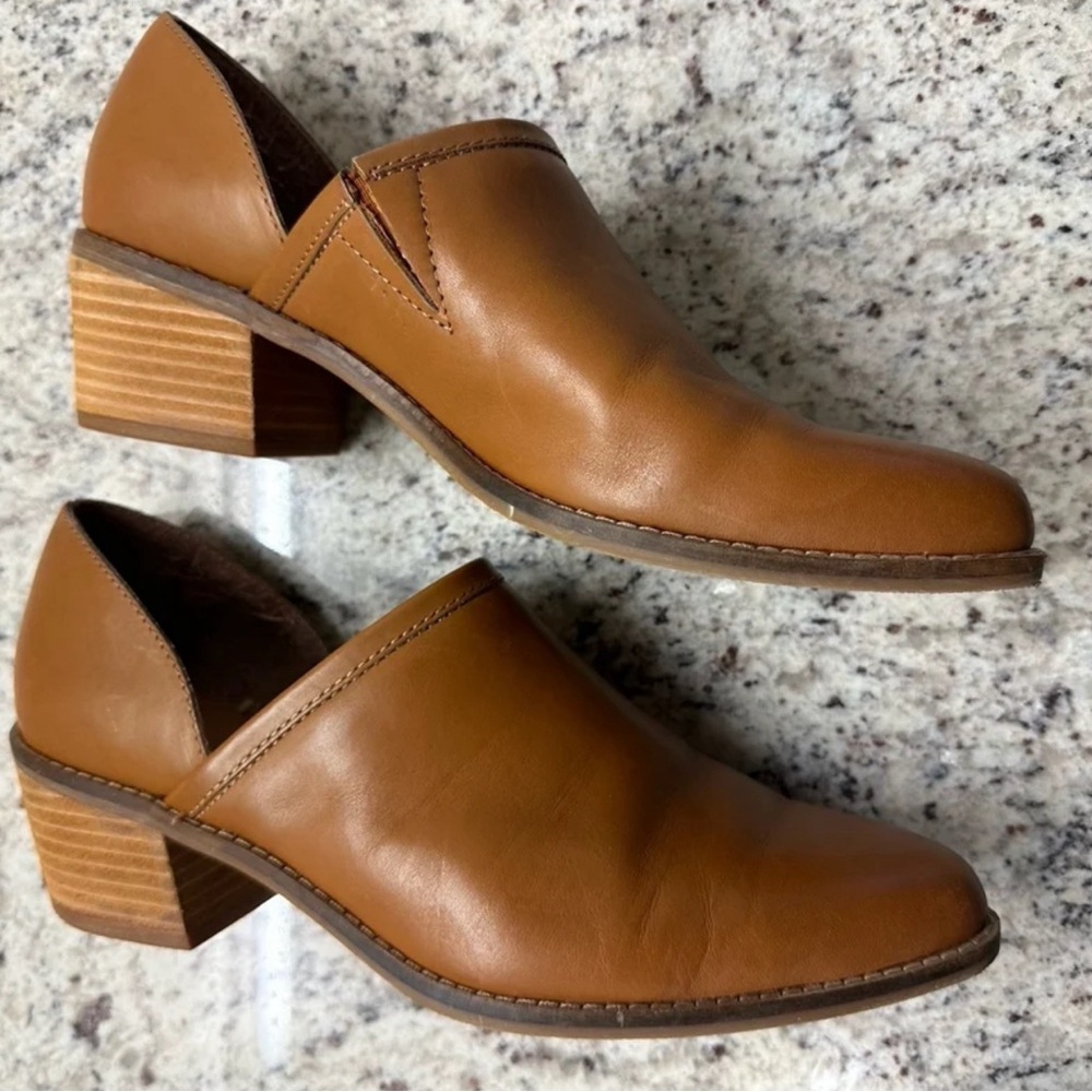 Crown Vintage Cognac Leather Booties - Women’s 9